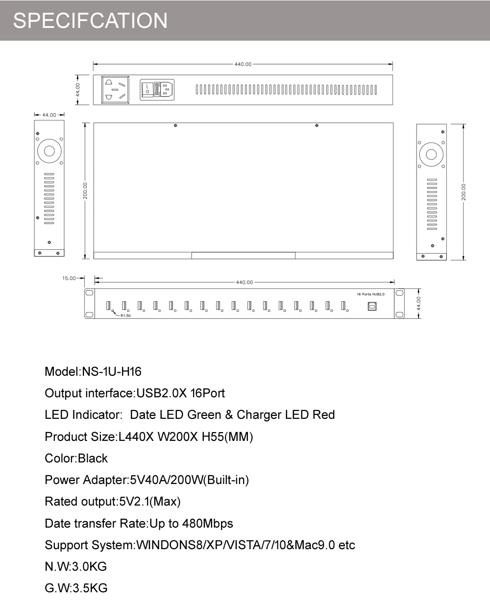 Product Size Product Size