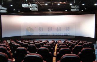 High technology 3d movie theater with Silver screens electr