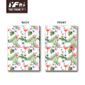 Custom flamingo style soft-cover notebook