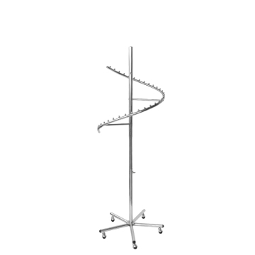 Foshan Factory China - Metal Iron Stainless Steel Aluminum Clothes Display Stands for Supermarkets