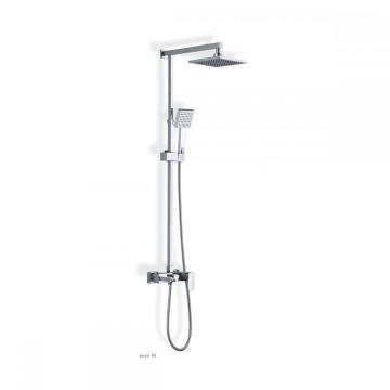 Bathroom Big Rainfall Square Wall Mounted Shower Set