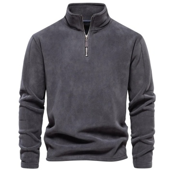 Men's High Quality Polar Fleece Half Zipper Thermal Jacket