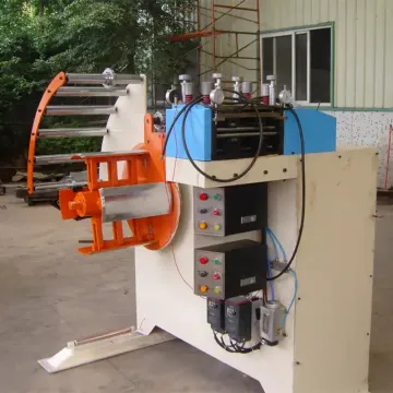 Sheet Metal Steel Coil Hydraulic Unwinder and Roller Straightener 2-in-1 Decoiler
