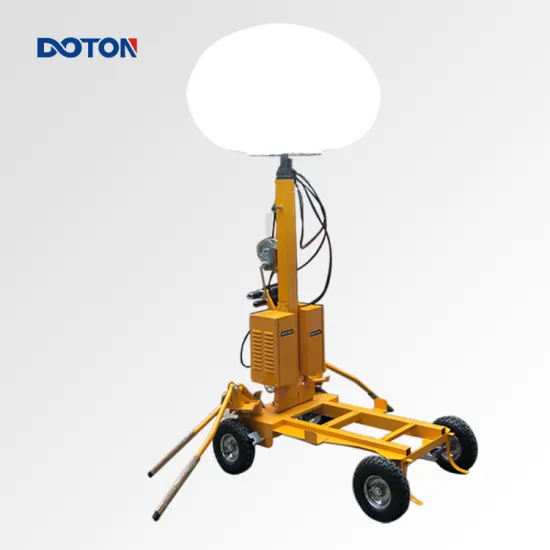 1000W Factory Supply Manual Mobile Balloon Light Tower