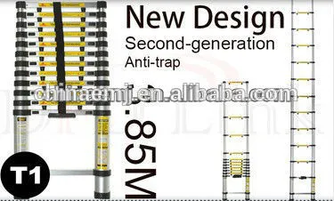 Folding Climb Ladder Aluminium Telescopic Ladder Step Ladder