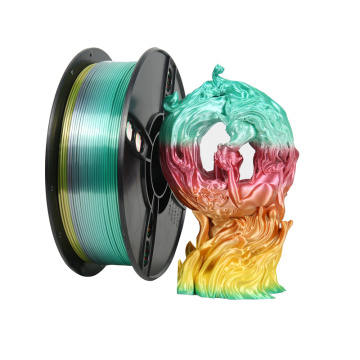 Silk Rainbow PLA Filament 1.75mm