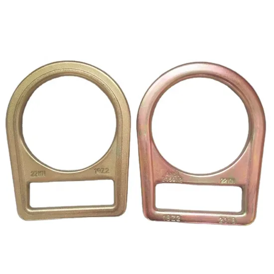 Heat-Treated Forged Steel D-Ring with Bar - ANSI Certified