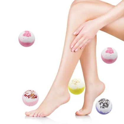 Colorful Customized Bath Salt Ball Set