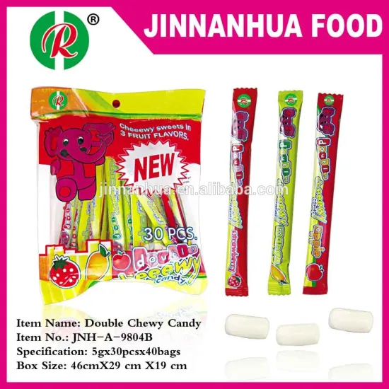 fruit flavor double chewy candy