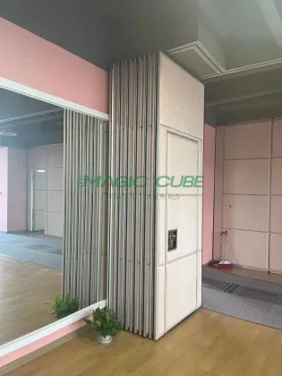 Wooden movable office walls