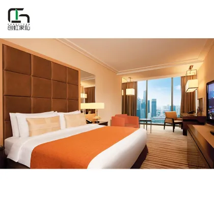 Modern Luxury Bedroom Furniture Sets for Foshan Marriott Hotel