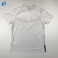 Custom 2020 White Men Polyester Polo T-shirt