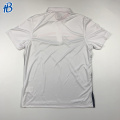 custom 2020 white men polyester polo t shirt