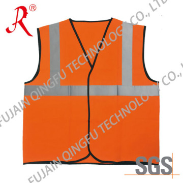 Hi-Visibility Reflective Vest for Safety Protection (QF-6607)