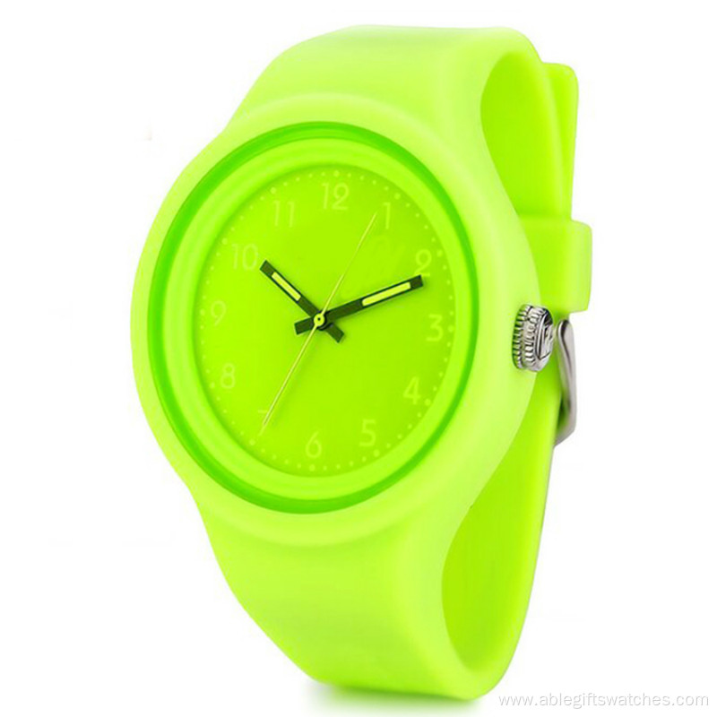 Children Cool Jelly Silicone Strap Quartz Analog Watch