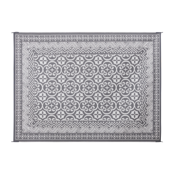 Black and White Polypropylene RV Mats: Indoor/Outdoor Patio Rugs Clearance