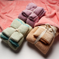 Cadeaux de kit de serviette de bain doux en microfibre pour femmes