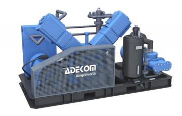 High Pressure Compressor Screw Booster Combination