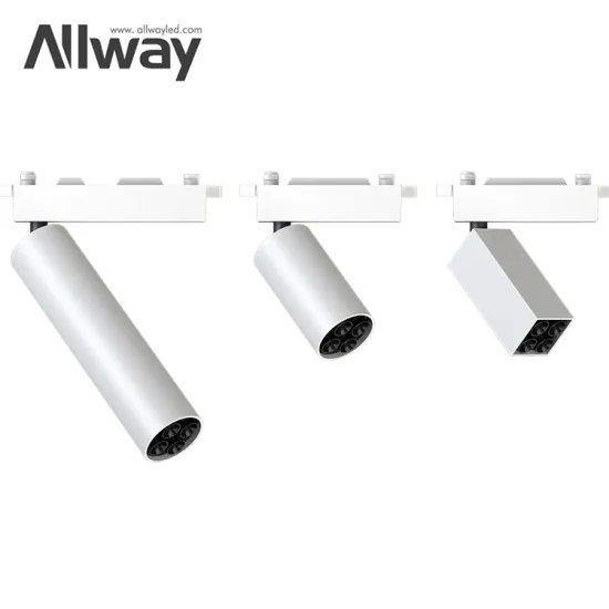 ALLWAY Newest Moving Head Adjustable Frameless Ceiling Track Spot Light for Indoor Stage - LED Spotlight Lamp
