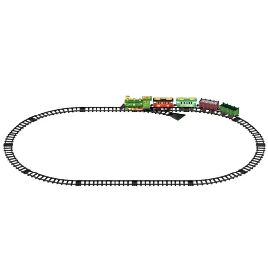 Premium Battery-Operated Christmas Train Set with Track and Lighting