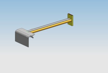 Single Stud Installation Adjustable Universal Projector Mount Bracket For Business