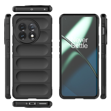 Aangepaste schokbestendige Silicone -telefoonhoesje Skin voor OnePlus 11, 10T, Ace 2 - Luxury Magic Puffer Design