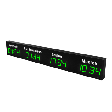 CHEETIE CP034 Customizable City Stickers Wall Clock