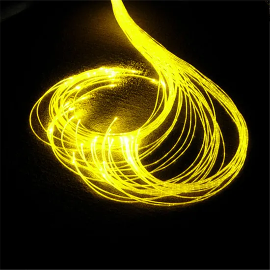 1mm Dot Side Glow Sparkle Fiber Optic Cable with PVC Jacket
