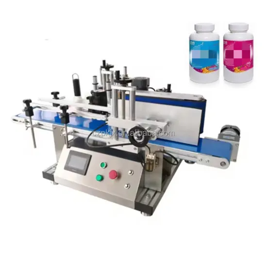 Factory Price Mini Automatic Desktop Vertical Round Bottle Side Labeling Machine