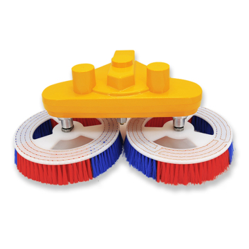 Automatic Solar Panel Cleaning Machine with Rotary Double Disc Brush for PV Glass (3.5m-7.5m)