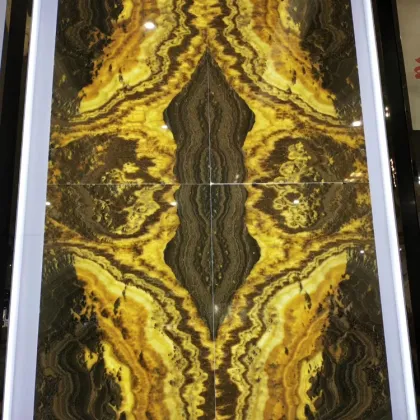 Translucid Stone Backlit Onyx Marble Background Wall Covering