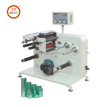 Tốc độ cao pp pvc pet pe pe Nhãn Phim nhựa Nhãn xốp cuộn giấy rewinding Machine