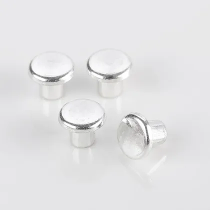 Custom Electrical Silver Contact Rivet Points: Contacts and Materials