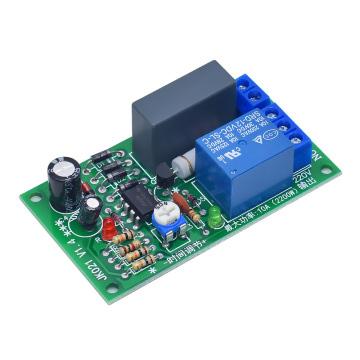 220V Delay Relay Board 5S Timing Power-On Delay Disconnect Module for Stair Light Corridor Switch (NE555 Scheme)