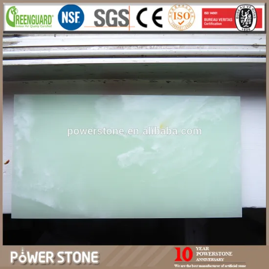 Light Artificial Onyx Translucent Marble