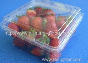 Hot Stamping Pet Fruit Packing Box 