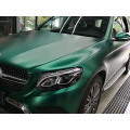 satin metallic emerald green car wrap vinyl