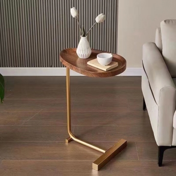 Bangku meja samping logam modern untuk ruang tamu dan sofa