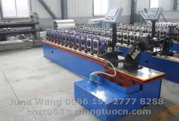 Galvanized steel C Strut Channel Roll Forming Machine