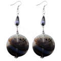 Natural Gemstone Agate Earring