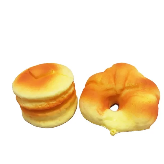 Wholesale Promotional Soft PU Food Simulation Toys: Jumbo Bread with Scents
