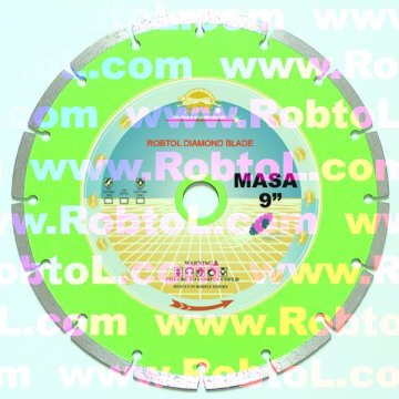 4.5'' Segmented Small Diamond cutting Blade for Hard Masonry Material--MASA