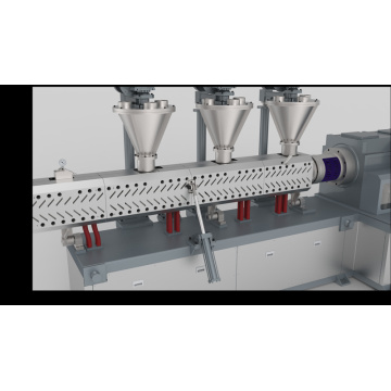 Ligne de composés de câble de silane XLPE avec le système gravimétrique