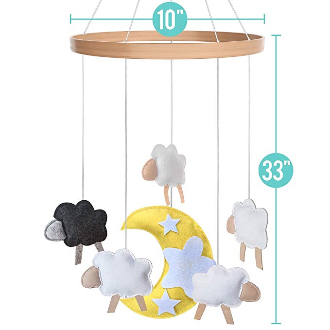 Felt Baby Crib Mobile