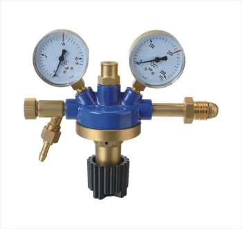 Uweld UW-1418 Italy Type I-08 Full Brass Gas Regulator for Mig Tig Machines