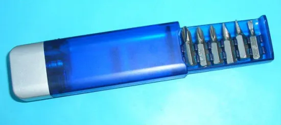 portable 6 in 1 mini screw driver set with LED light