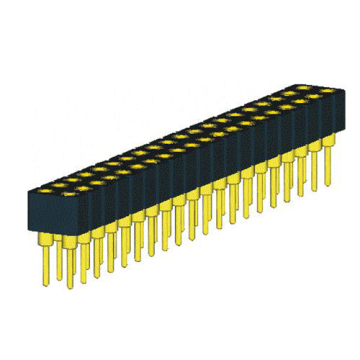 Penyambung soket mesin mfhes 2.54 mm