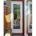 large aluminum fixed tempered laminated glass window