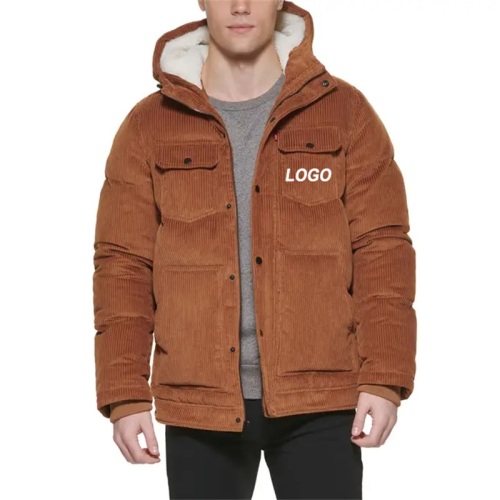 Corduroy Men's Down Jacket