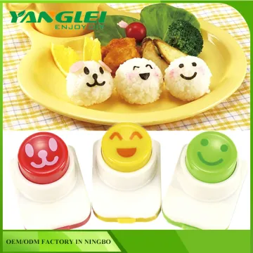 3pcs expression rice mold